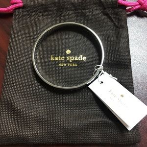 🔴 Kate Spade Silver Bangle w/ Dust Bag